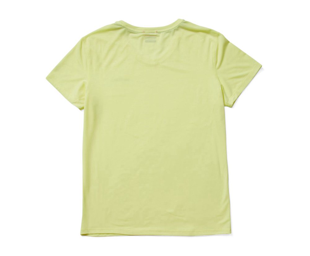 Manga Curta Senhora - Merrell Tencel™ Tee - Amarelas - CEM837514